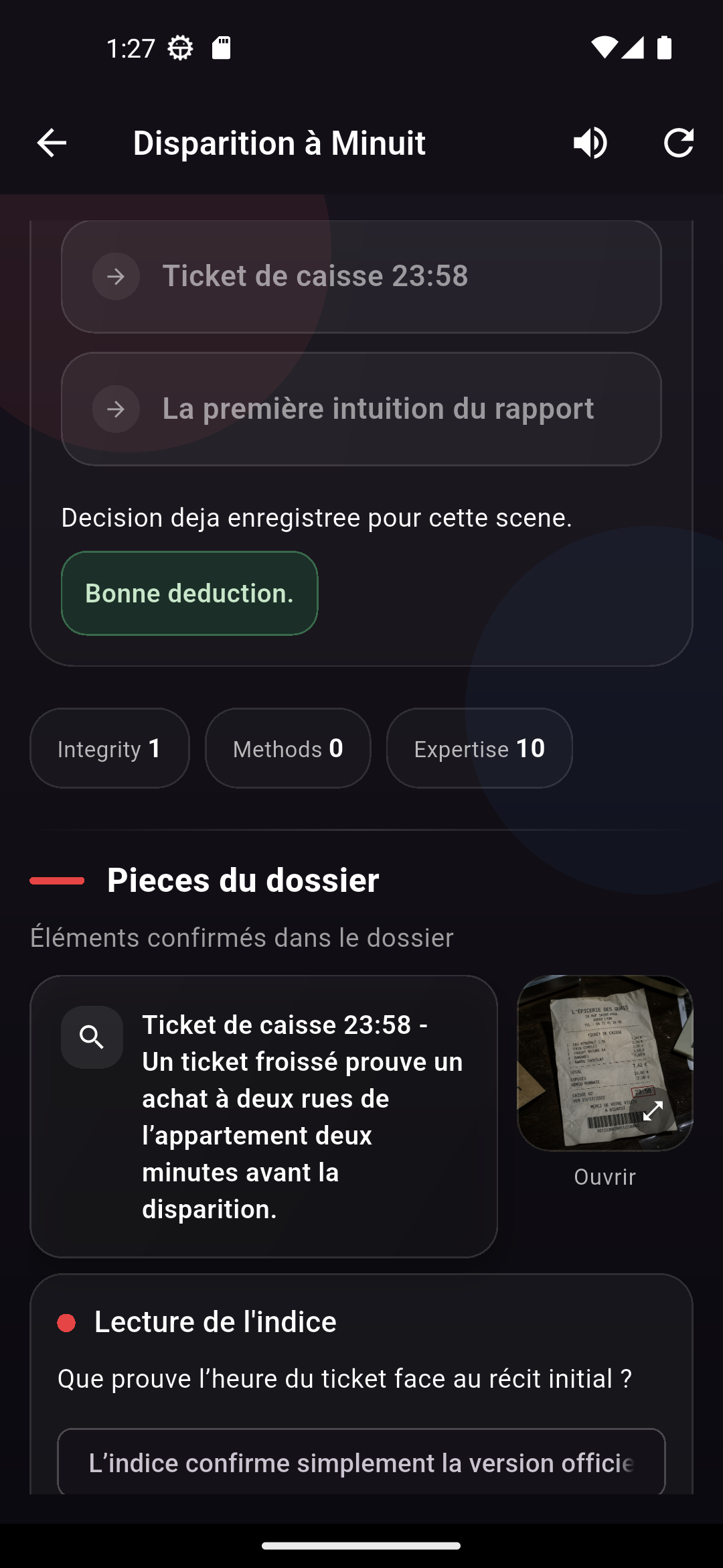 DarkCase — Indice révélé